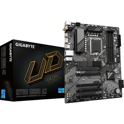 GIGABYTE Alaplap S1700 B760 DS3H AX INTEL B760, ATX