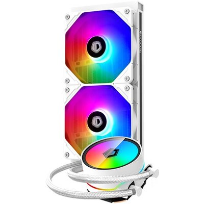 ID-Cooling CPU Water Cooler - ZOOMFLOW 240 XT SNOW (13.8-30.5dB; max. 126,57 m3/h; 2x12cm, A-RGB LED)