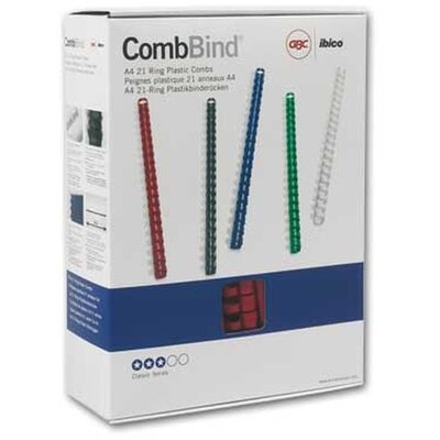 GBC 32mm 50db-os fekete műanyag spirál