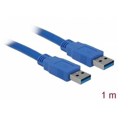 Delock Kábel - 82534 (USB-A 3.0 -> USB-A 3.0 kábel, apa/apa, 1m)