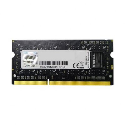 G.SKILL Standard DDR3 SO-DIMM 1600MHz CL11 4GB Black