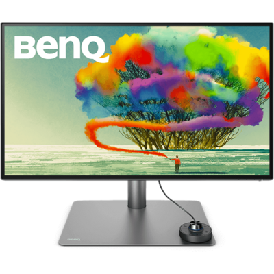 BenQ Monitor 27" - PD2725U (IPS, 16:9, 3840x2160, 5ms, 400cd/m2, 2xHDMI, DP, TH3, USB, Speaker, Pivot, mag.áll., VESA)