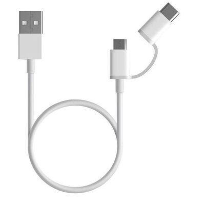 Xiaomi Mi 2-in-1 USB Cable (Micro USB to Type C) 30 cm - SJV4083TY