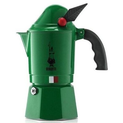 Bialetti 2762/MR Break Alpina 3 személyes zöld kotyogós kávéfőző