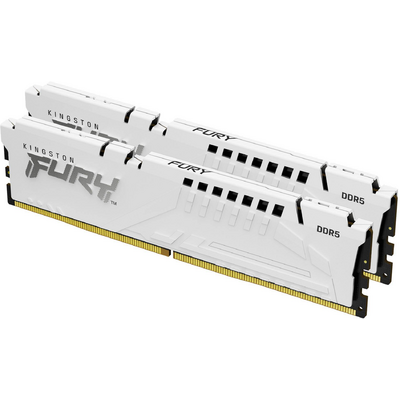 KINGSTON FURY memória DDR5 32GB 5200MHz CL40 DIMM (Kit of 2) Beast White XMP