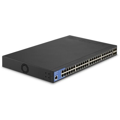 Linksys LGS352C 48x GbE LAN 4x SFP+ port L3 menedzselhető switch