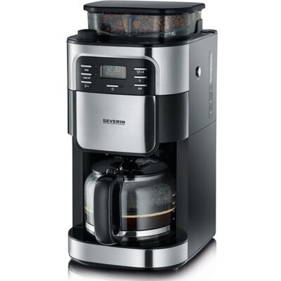 Severin KA 4810 10 személyes darálós fekete kávéfőző