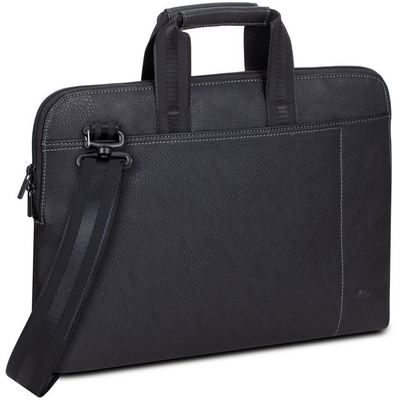 RivaCase 8930 Orly (PU) slim Laptop Bag 15,6" Black