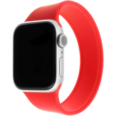 FIXED szilikon szíj Apple Watch 42/44mm, XL méret, piros