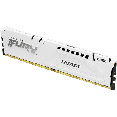 KINGSTON FURY memória DDR5 32GB 6000MHz CL40 DIMM (Kit of 2) Beast White XMP