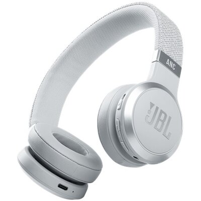 JBL LIVE 460 NC WHT Bluetooth aktív zajszűrős fehér fejhallgató