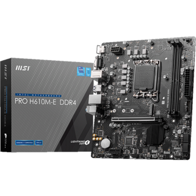 MSI Alaplap S1700 PRO H610M-E DDR4 Intel H610, mATX