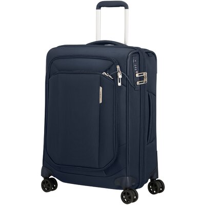 Samsonite RESPARK Spinner 55/20 Df Exp kék 15.6" kabin bőrönd