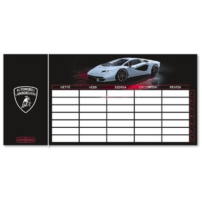 Ars Una Lamborghini 23 (5254) 1 lapos órarend