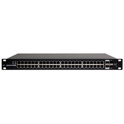 Ubiquiti EdgeSwitch 48xGigabit Ethernet port, 2xSFP, 2xSFP+ port, PoE+, 19" Rackmount, 500W