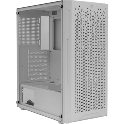 White Shark BULLET-WHITE GCC-2303 Számítógép ház, fehér ATX mid Tower ATX / M-ATX / ITX