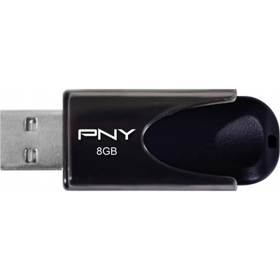 PNY 8GB Attaché 4 Flash Drive USB2.0 Black