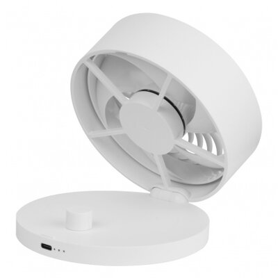 ARCTIC Summair - Foldable Table Fan with Integrated Battery - White