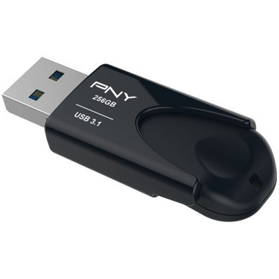 PNY 256GB Attaché 4 Flash Drive USB3.1 Black