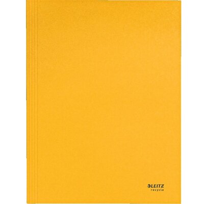 Leitz Recycle A4 karton sárga 3-pólyás mappa