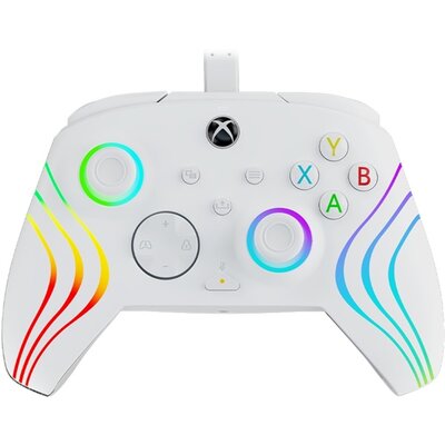 PDP Afterglow WAVE Xbox Series X|S/Xbox One/PC vezetékes fehér kontroller