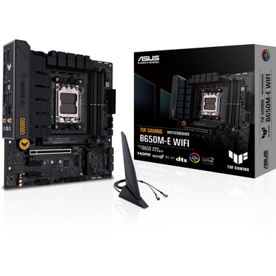 ASUS Alaplap AM5 TUF GAMING B650M-E WIFI INTEL B650, mATX