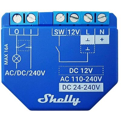 Shelly PLUS 1 - 1 csatornás WiFi-s okos relé