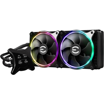 EVGA - CLC 280 mm All-In-One RGB LED CPU Vízhűtés/univerzális - 400-HY-CX28-V1