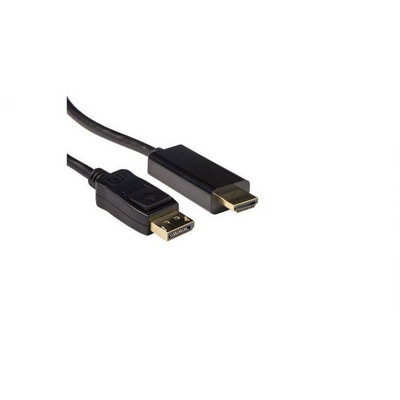 ACT Conversion DisplayPort male to HDMI-A male cable 5m Black