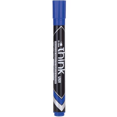Deli Think 1,5-5,0 mm kék vágott hegyű alkoholos marker