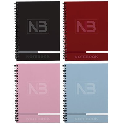 TC Notebook 3 A4 120 lapos osztott (2x40 vonal+1x40 kockás) spirálfüzet