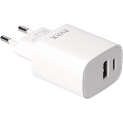 AVAX CH320 SPEEDY Hálózati fali töltő USB + Type C, 20W