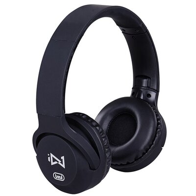Trevi DJ 601 M fekete mikrofonos sztereó fejhallgató