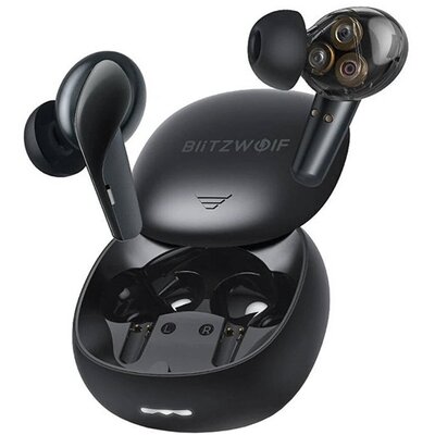 BlitzWolf BW-FYE15 True Wireless Bluetooth fekete fülhallgató