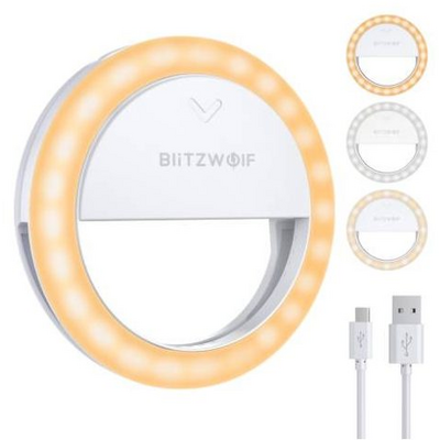 BlitzWolf BW-SL0 Pro LED gyűrüfény