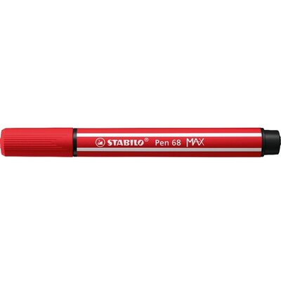 Stabilo Pen 68 MAX vágott hegyű piros prémium rostirón