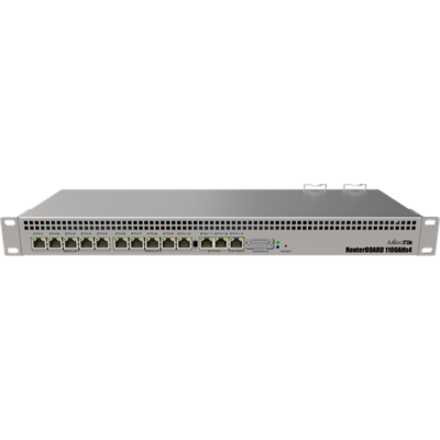 MikroTik 1100AHx4 13x gigabites LAN porttal, rackbe szerelhető, IPSec hardveres gyorsítás