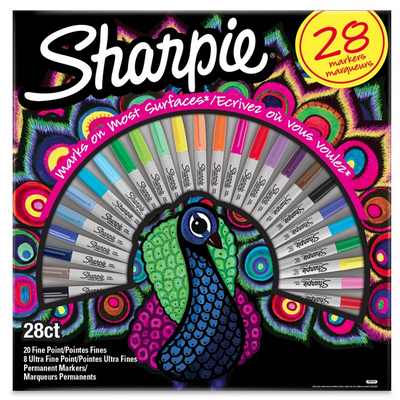 Sharpie Peacock 28db-os vegyes színű permanent marker készlet