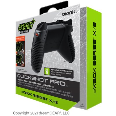 BIONIK XBOX Series S/X Kiegészítő Quickshot Pro Kontroller Ravasz csomag fehér, BNK-9073