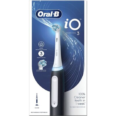 Oral-B iO3 Matt Black elektromos fogkefe