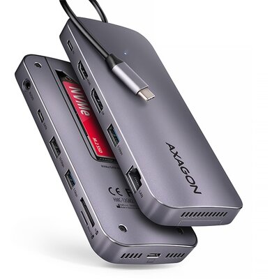 Axagon HMC-12GM2 12in1 USB HUB