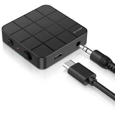 BlitzWolf BW-BL2 Bluetooth fekete audio adó/vevő