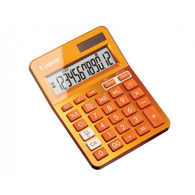 Canon LS-123K narancssárga asztali számológép