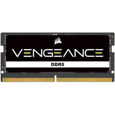 CORSAIR DDR5 4800MHz 16GB (1x16GB) SODIMM VENGEANCE RAM, fekete