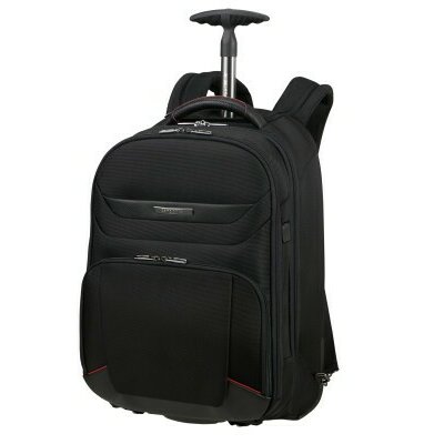 Samsonite PRO-DLX 6 Lapt.backpack/wh. 17.3" kétkerekű hátizsák fekete