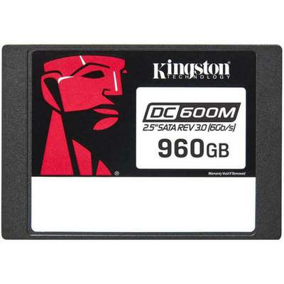 Kingston Data Center SSD DC600M 960GB SATA 560MBs/530MBs 1 DWPD/5yrs