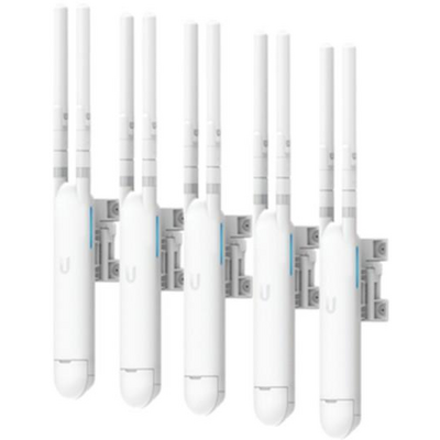 UBiQUiTi Wireless Access Point DualBand 1x1000Mbps, 2x2 MIMO, POE tápegység nélkül, kültéri - UAP-AC-M-5 (5db/csomag)