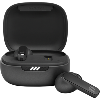 JBL Live Pro2 True Wireless Bluetooth fekete zajszűrős fülhallgató