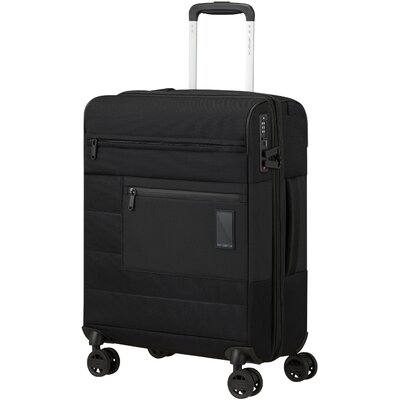 Samsonite VAYCAY Spinner 55/20 Exp Df fekete kabinbőrönd