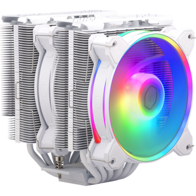 COOLER MASTER CPU hűtő HYPER 622 HALO WHITE EDITION, LGA1700 támogatással, fehér